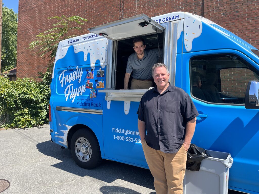 Fidelity Bank organizes Ice-cream for Catholic Charities Staff